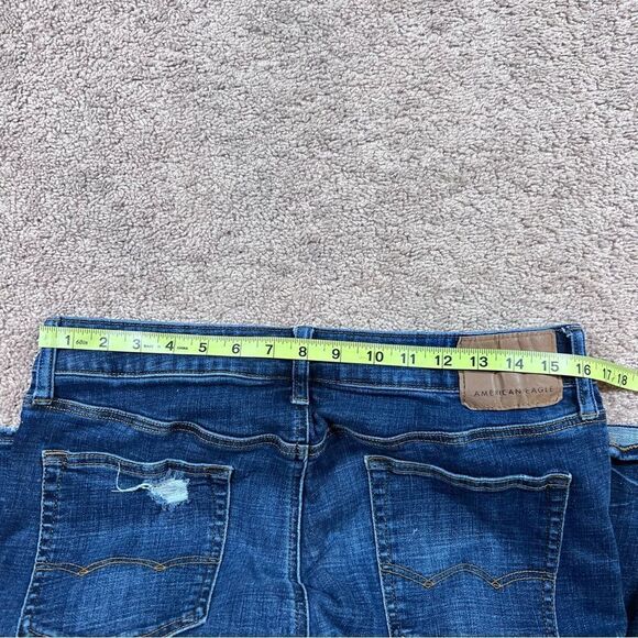 American Eagle Mens Next Level Flex Slim Stretch Denim Blue Jeans Size 33x32 - Picture 7 of 8